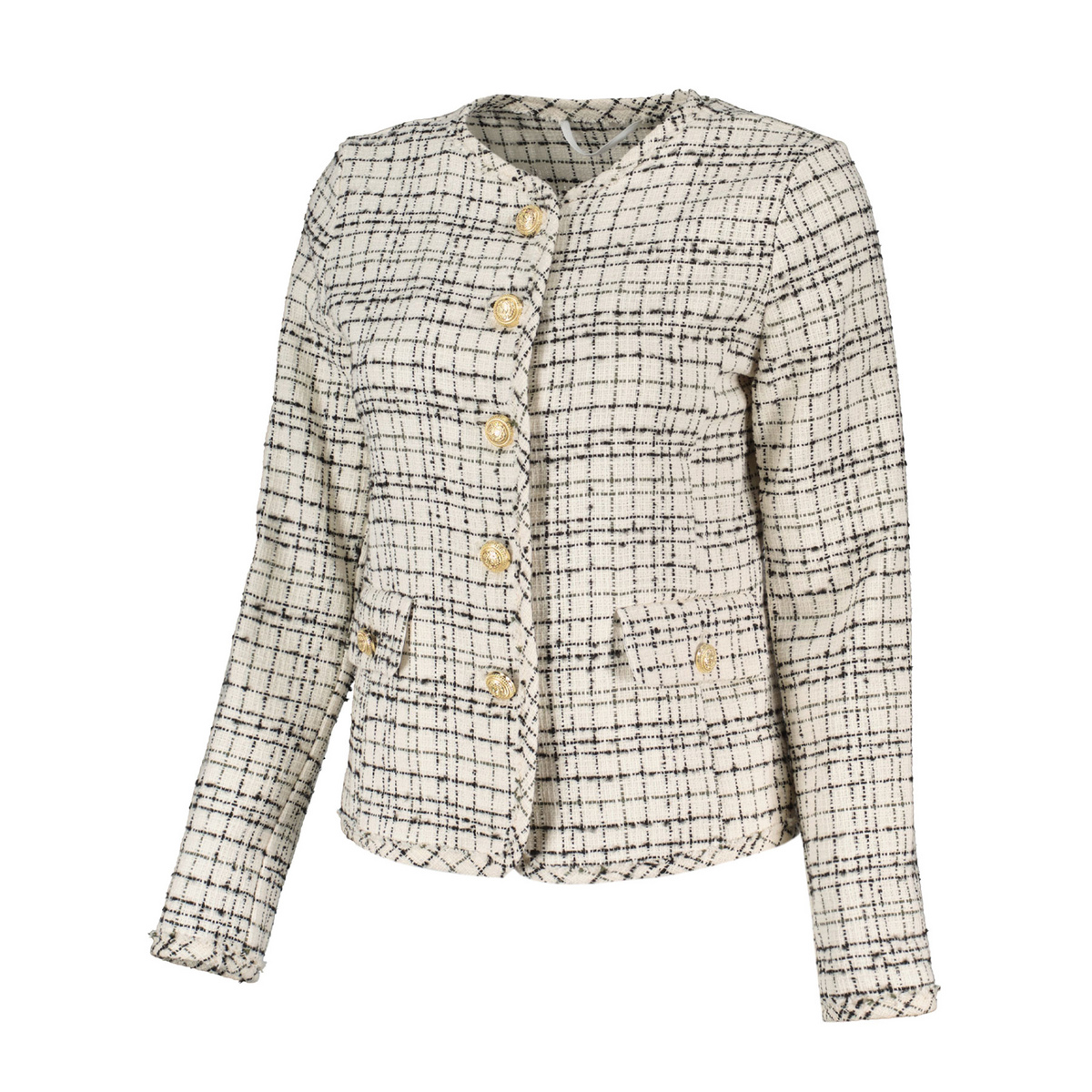 GIACCA CHANEL IN TWEED LILLA DONNA