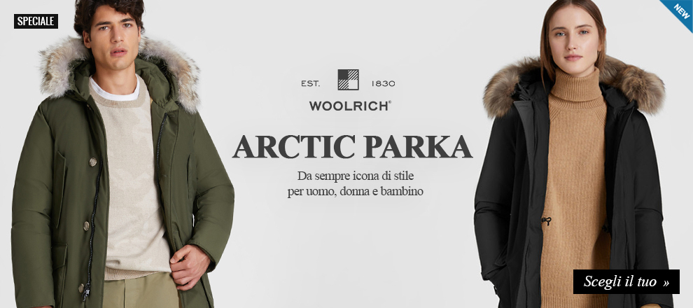 Woolrich giacconi e abbigliamento: scopri lo shop da Maxi Sport